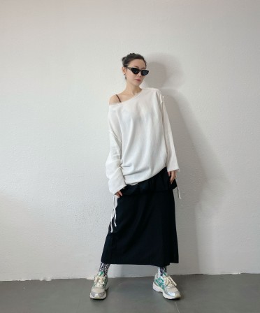 Black Bubble Skirt #250333